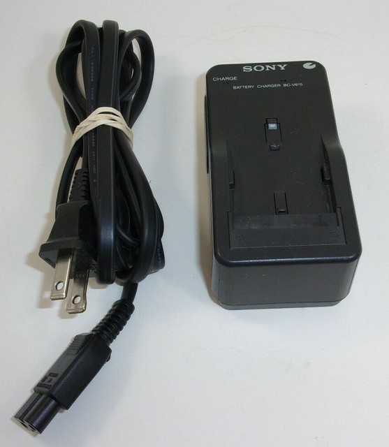 Genuine SONY BCV615 Camcorder Battery Charger 8.4V .6A w Cord eBay