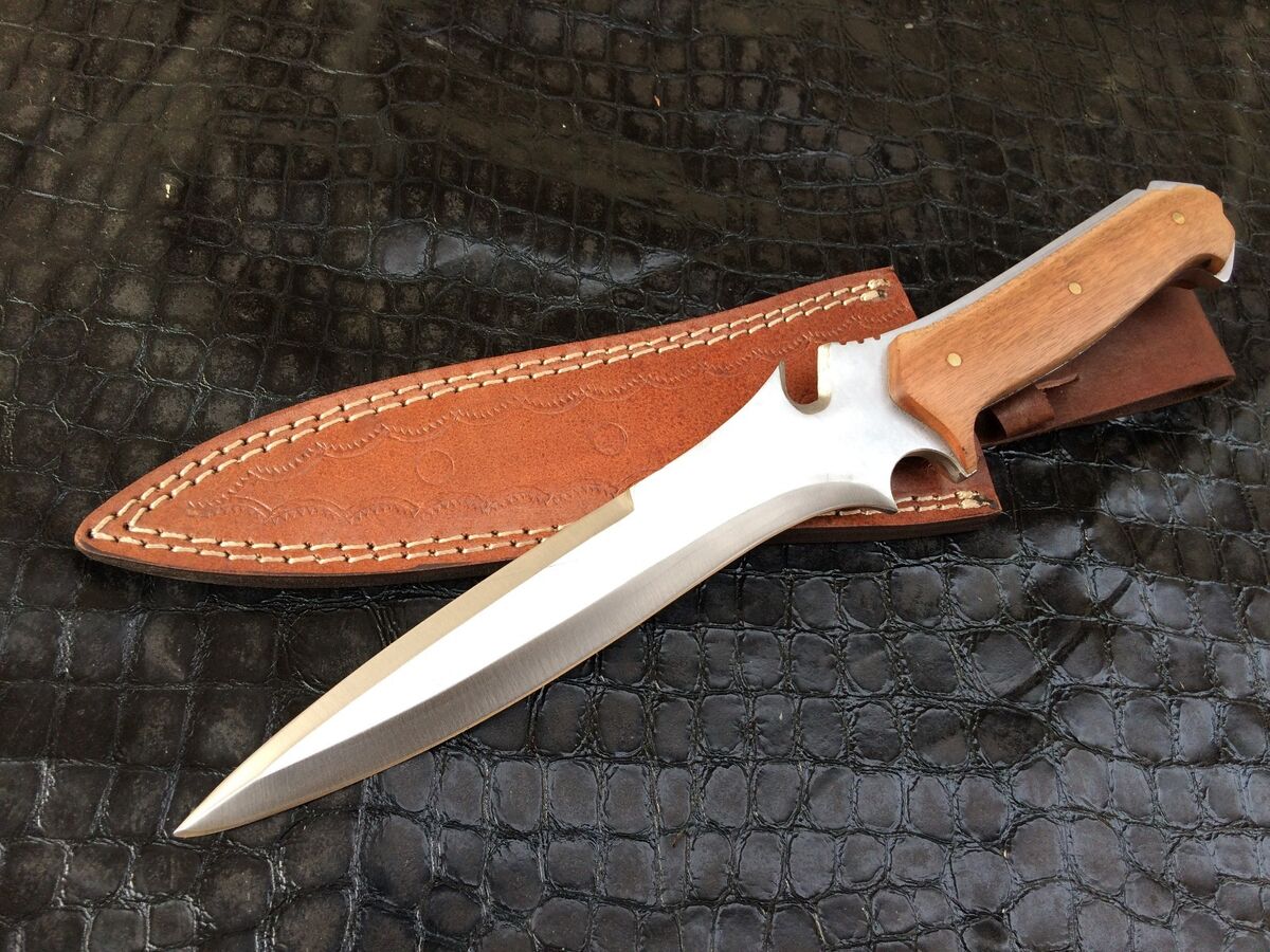 Handmade 5160 Spring Steel RE4 Krauser's Knife,Bowie knife,Tactical Knife,Large