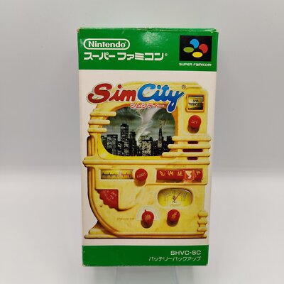 Nintendo Super Famicom Sim City in OVP | Japan Import