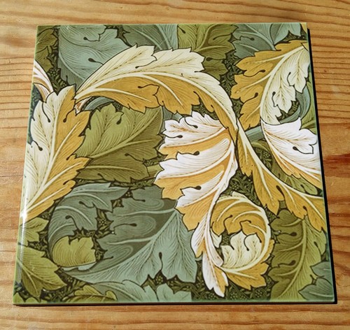 William Morris "Lodden" ceramic tile (12 designs, 15 x 15cm) - Picture 3 of 37