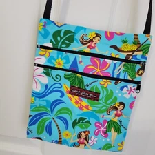 Island Aloha Wear Hawaii Small Purse Crossbody Travel Bag, Vacation