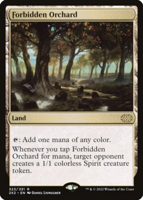 MTG Magic the Gathering Forbidden Orchard (323/686) Double Masters 2022 LP