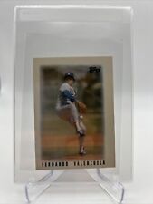1986 Topps MINI Fernando Valenzuela Baseball Card #47 Mint FREE SHIPPING