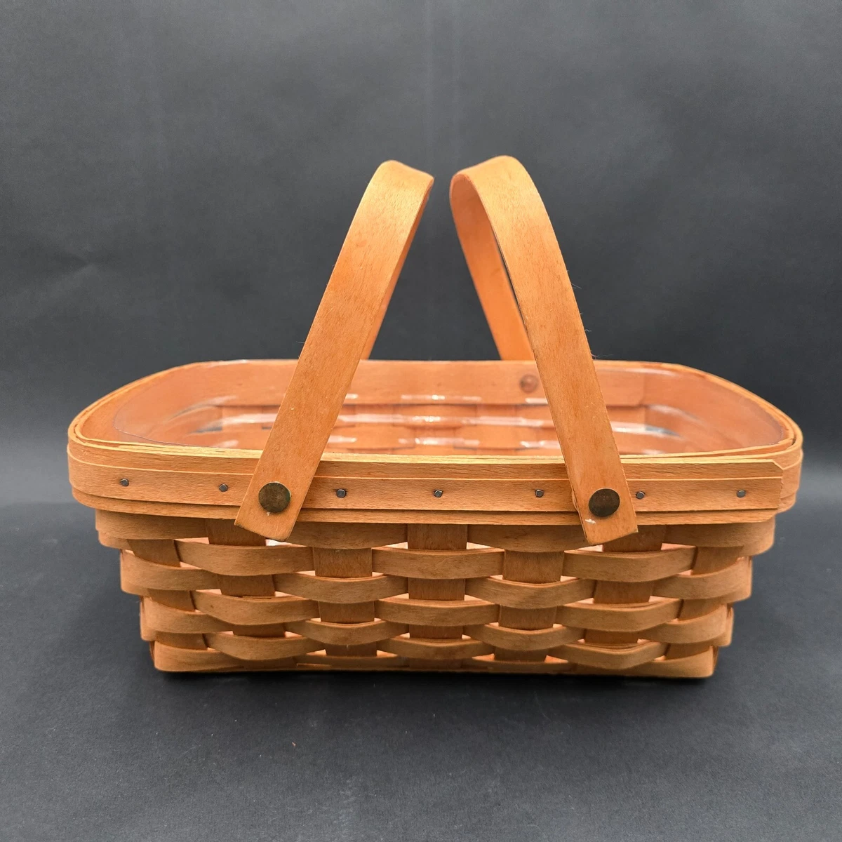 Basket With Liner In Longaberger Baskets (1995-1999) for sale | eBay