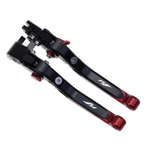 Palanca de embrague de freno plegable izquierda y derecha para YAMAHA YZF R1 2004-2008 - Imagen 12 de 16