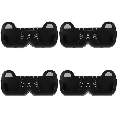  4 PCS Brillenregal Wandmontierte Brillenhalterung Wandmontierter