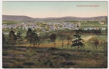 UK SCOTLAND ABERDEENSHIRE HUNTLY VIEW FROM BATTLEHILL, DIVIDED BACK CIRCA 1910.