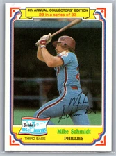 # 28 Mike Schmidt Philadelphia Phillies 1984 Topps Drake's Big Hitters