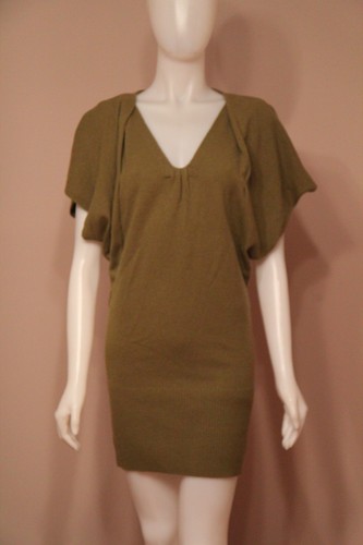 Bebe Cashmere Green Eyes Sweater Dress Small S - 第 1/5 張圖片