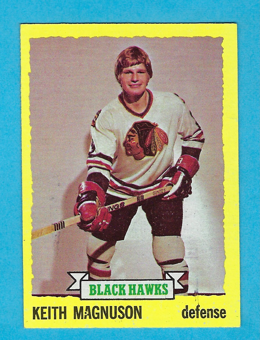 1973-74 Topps 44 Keith Magnuson Chicago Blackhawks! NM-MT!  *SET BREAK*