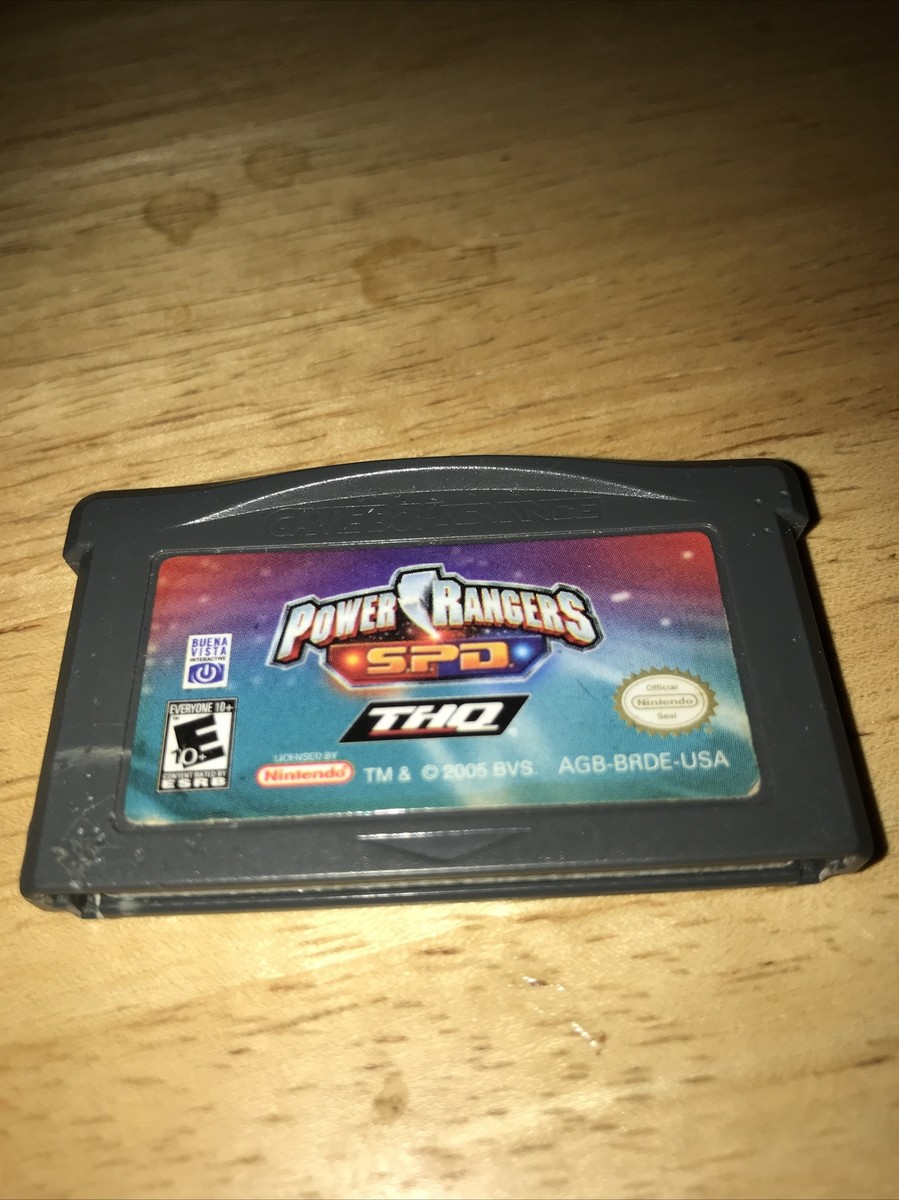 Jeu Power Rangers SPD Sur Game Boy Advance - Version Cartouche, En Très Bon état