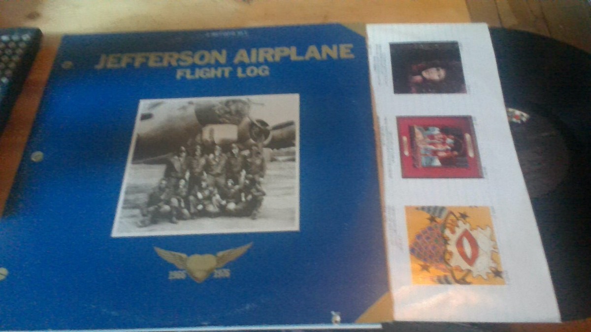 JEFFERSON AIRPLANE FLIGHT LOG ALBUM 1966-1976 LP 2 RECORD SET CYL2