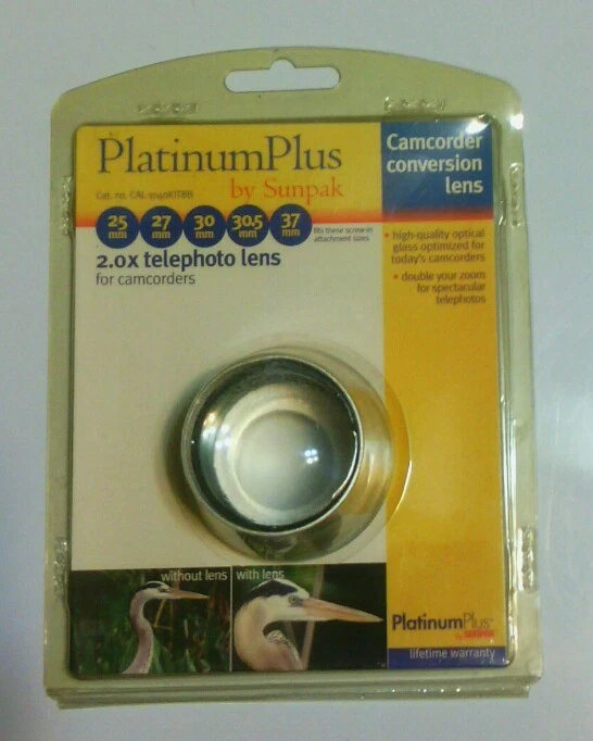 Platinum Plus 37mm 2.0x Telephoto Conversion Lens by Sunpak - Image 2 of 4