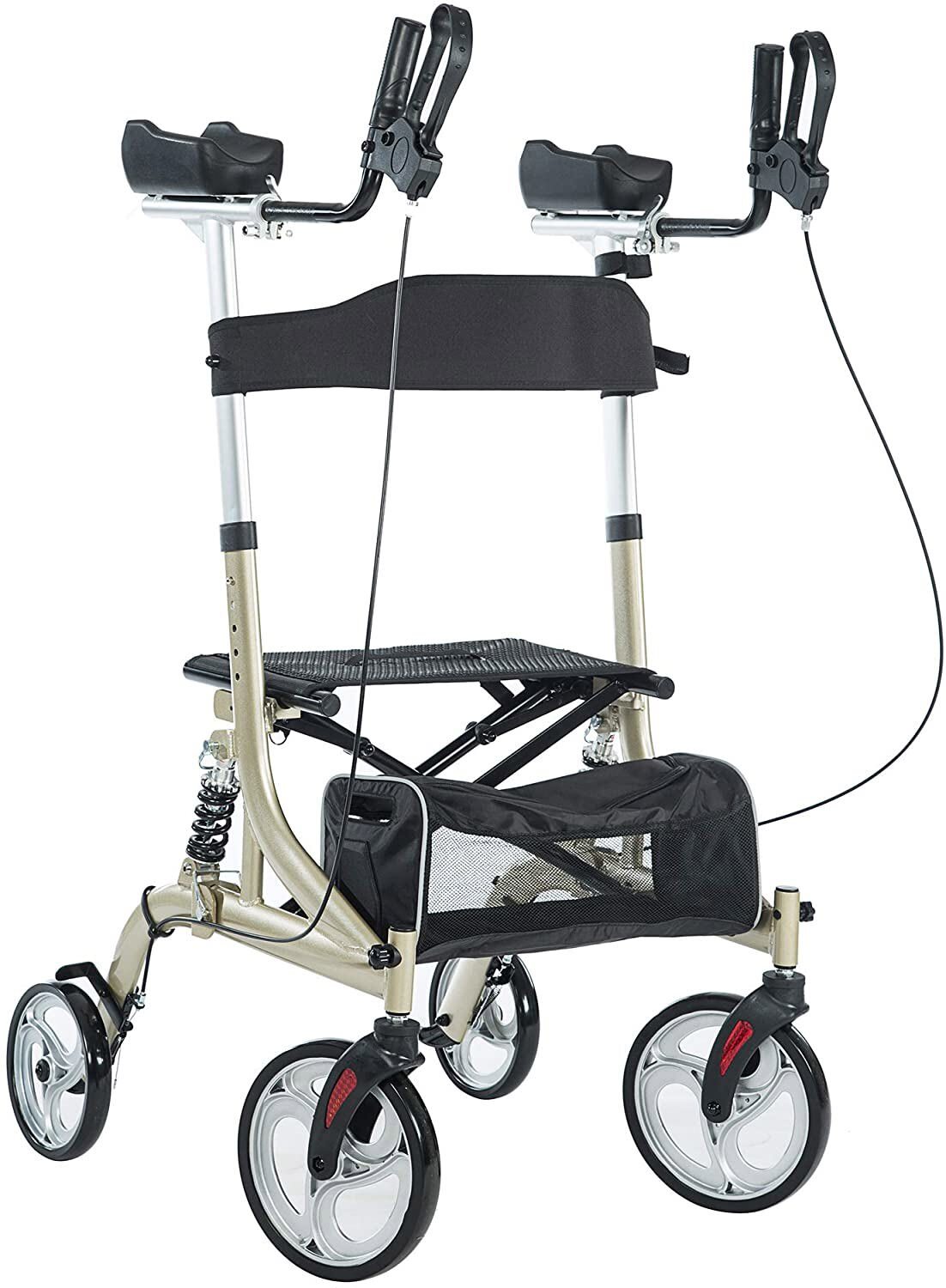 10” BEYOUR WALKER Rollator Walker Upgrade Upright Walking Stand up