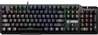 MSI Vigor GK41 Mechanische Gaming-Tastatur Kailh Red ergonomische Tasten