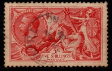 UNITED KINGDOM 1912 5/- RED 
