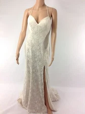 Ti Adora By Alvina Valenta Wedding Gown Size 10 Women Dress Strap Ivory Designer