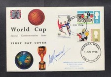 1966 world cup Alf Ramsey signed commemorative cover Wembley (NL414)