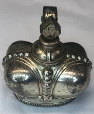 Torchcraft Table Lighter His Majesty Crown Figure Made in Japan VTG Working