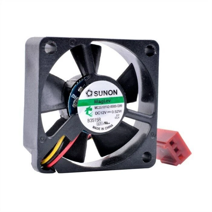 For SUNON MC35101V2-0000-G99 12V 0.52W 35*35*10MM 3.5CM 3Pin Cooling Fan - Image 2 of 4