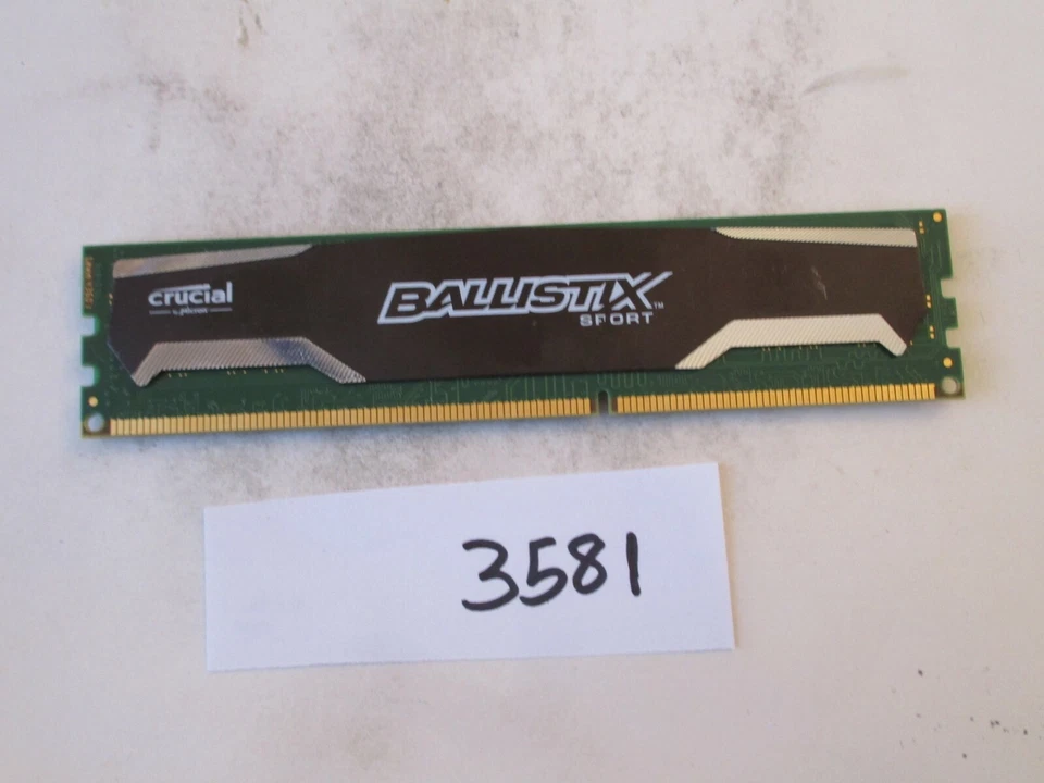 Crucial Ballistix Sport 2Gb PC3-12800 1600Mhz DDR3 Desktop Memory RAM (3581) - Image 2 of 2