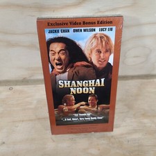 Shanghai Noon (2001 VHS) Jackie Chan, Owen Wilson NEW Sealed Free Shipping !!!