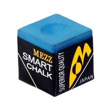New MEZZ SMART Pool cue Billiard CHALK - BLUE - One piece
