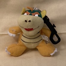 Vintage BD A Super Mario Bowser Stuffed Beanbag Plush Toy 4  Keychain Clip
