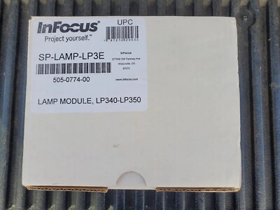 Genuine InFocus SP-LAMP-LP3E Projector Lamp Module w/ Housing LP340-LP350