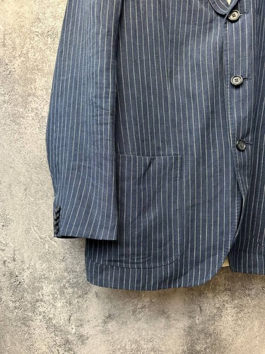 GANT 100% Linen Blazer Jacket Striped Portugal Men's Size 48 - Picture 7 of 14