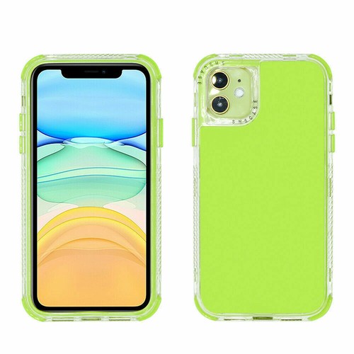 Silicone Shockporoof Case Hybrid Hard Cover For iPhone 13 12 11 Pro Max SE XR 8 - Picture 16 of 53