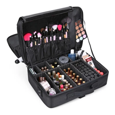 Extra Large Beauty Make Up Nail Tech Cosmetic Box Artist Vanity Case Storage Bag