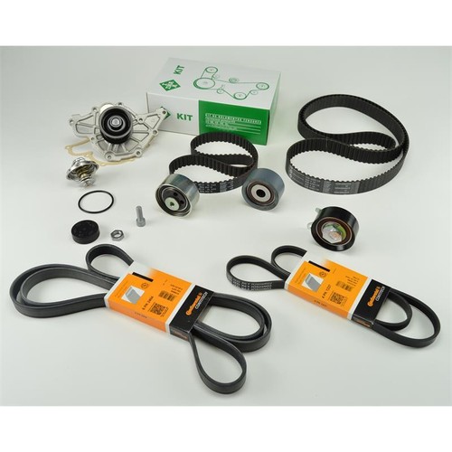 INA ZAHNRIEMEN SATZ für 2,5TDi V6 + Wasserpumpe Thermostat Keilriemen bis ZS001A
