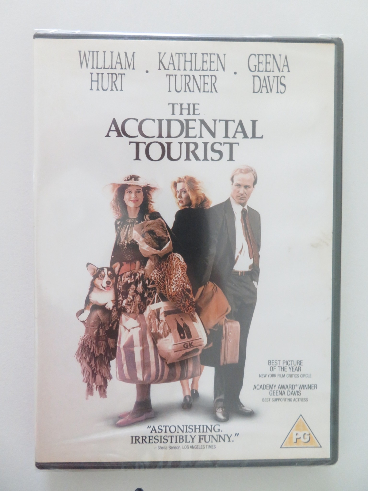 THE ACCIDENTAL TOURIST (DVD) WILLIAM HURT KATHLEEN TURNER 1988 REGION 2