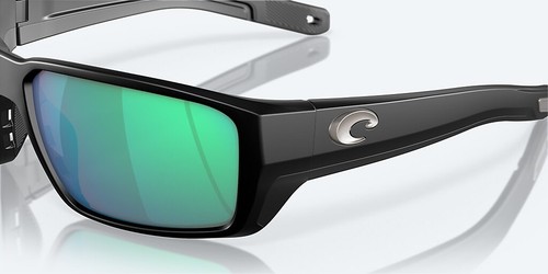 Costa Del Mar Fantail Pro Matte Black/Green 580G Mirror Polarized Sunglasses - Picture 6 of 8