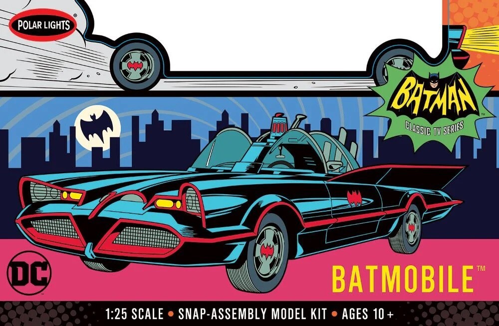 New from Polar Lights 1:25 Scale TV Batmobile Snap-Assembly Model Kit ...