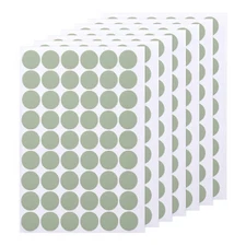 7 PCS Self-Adhesive Screw Hole Stickers, 0.83" Tea green Screw Hole Cover