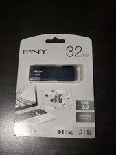 PNY 32 GB USB Flash Drive Black - Brand New Sealed NIP