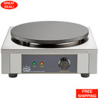 16" Thermostatic Single Electric Non-Stick Steel Crepe Maker Countertop 120Volts