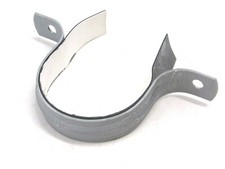 NEW 2-1/2" GALVANIZED PIPE HANGER STRAPS w/ RUBBER GASKET, LOT OF 22 