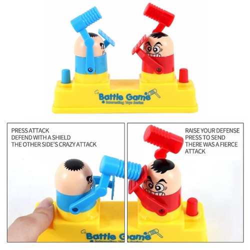 Zwei-Spieler Kampfspielzeug Eltern-Kind Doppelspiele Kinder Trickspielzeug Streich Neu G J4J2 - Bild 8 von 12