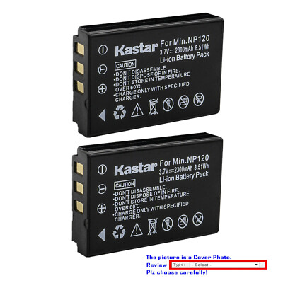 Kastar NP-120 Battery Pack Replacement for Fieldpiece RLB2 SRL8 Leak Detectors