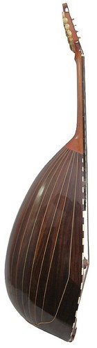 Solid Rosewood wood & Spruce top Bowl Back Mandocello,Shiny Polish, NBMO - Picture 5 of 10