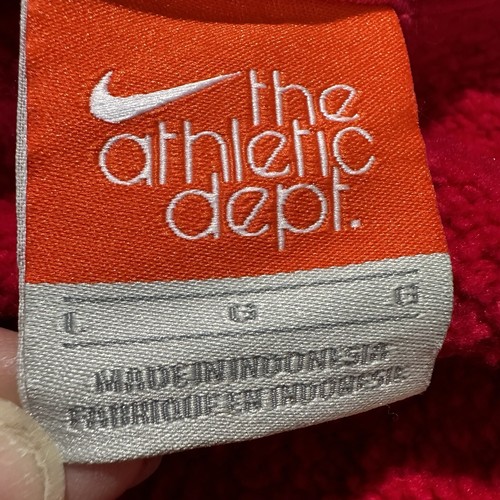 Nike The Athletic Dept Hot Pink Quarter Zip Sweatshirt Women’s Pullover Size L - Picture 4 of 8