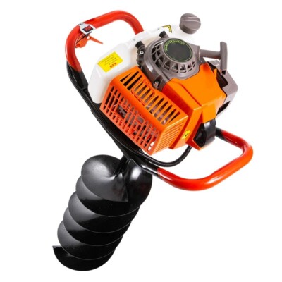 Agricultural Ground Drilling Hole Digging Machine Gasoline 198cc Fertilization