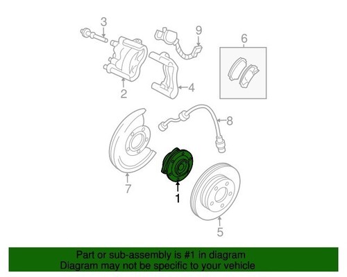 NEW OEM GM Front Wheel Bearing & Hub 19259798 Trailblazer Envoy 2002-2009 - Picture 3 of 8