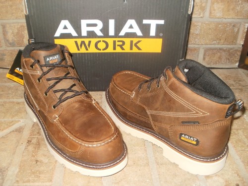 NEW ARIAT COMP TOE REBAR LIFT CHUKKA WORK BOOT 10050837 MEN'S 9.5 M/EH/SRP $170 - Picture 3 of 7