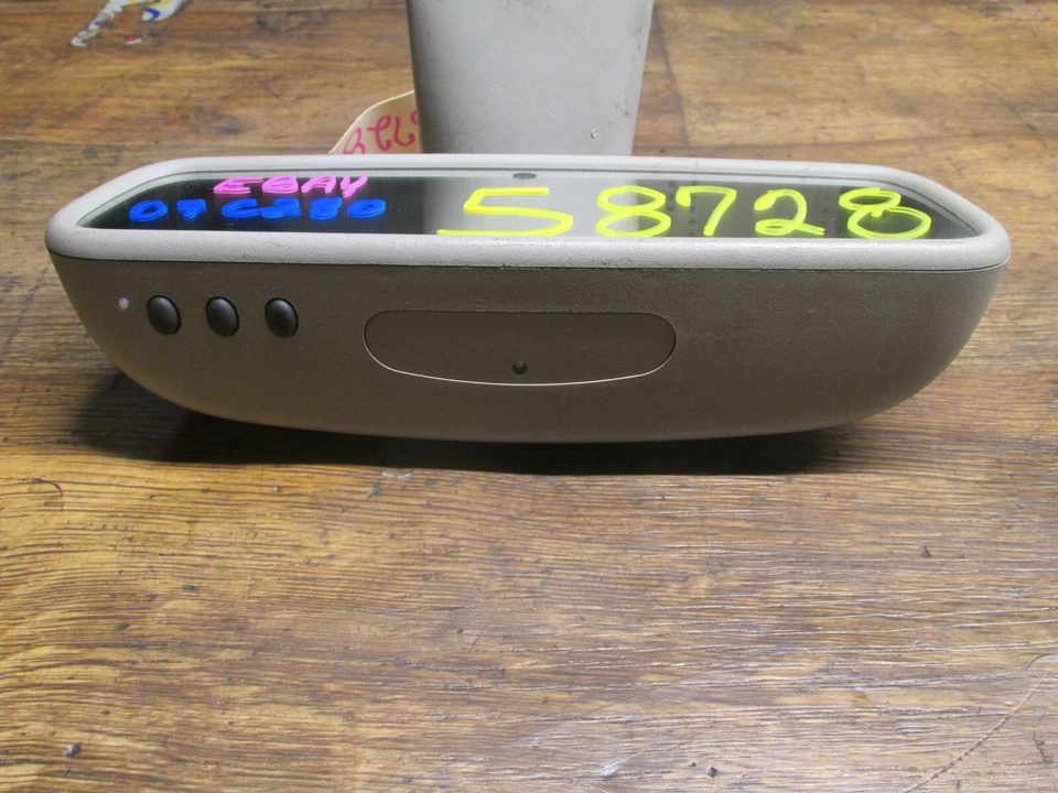 01-07 MERCEDES-BENZ C CLASS C280 C350 ESPELHO RETROVISOR INTERIOR BEGE CONJUNTO - Imagem 2 de 4