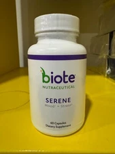 Biote Nutraceuticals Serene Mood + Stress 60 Capsules EXP02/2026