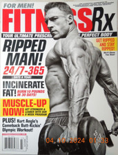 BILL SIENERTH fitness rx men KURT ANGLE WWE anti-inflammatory CARVE ABS leaner